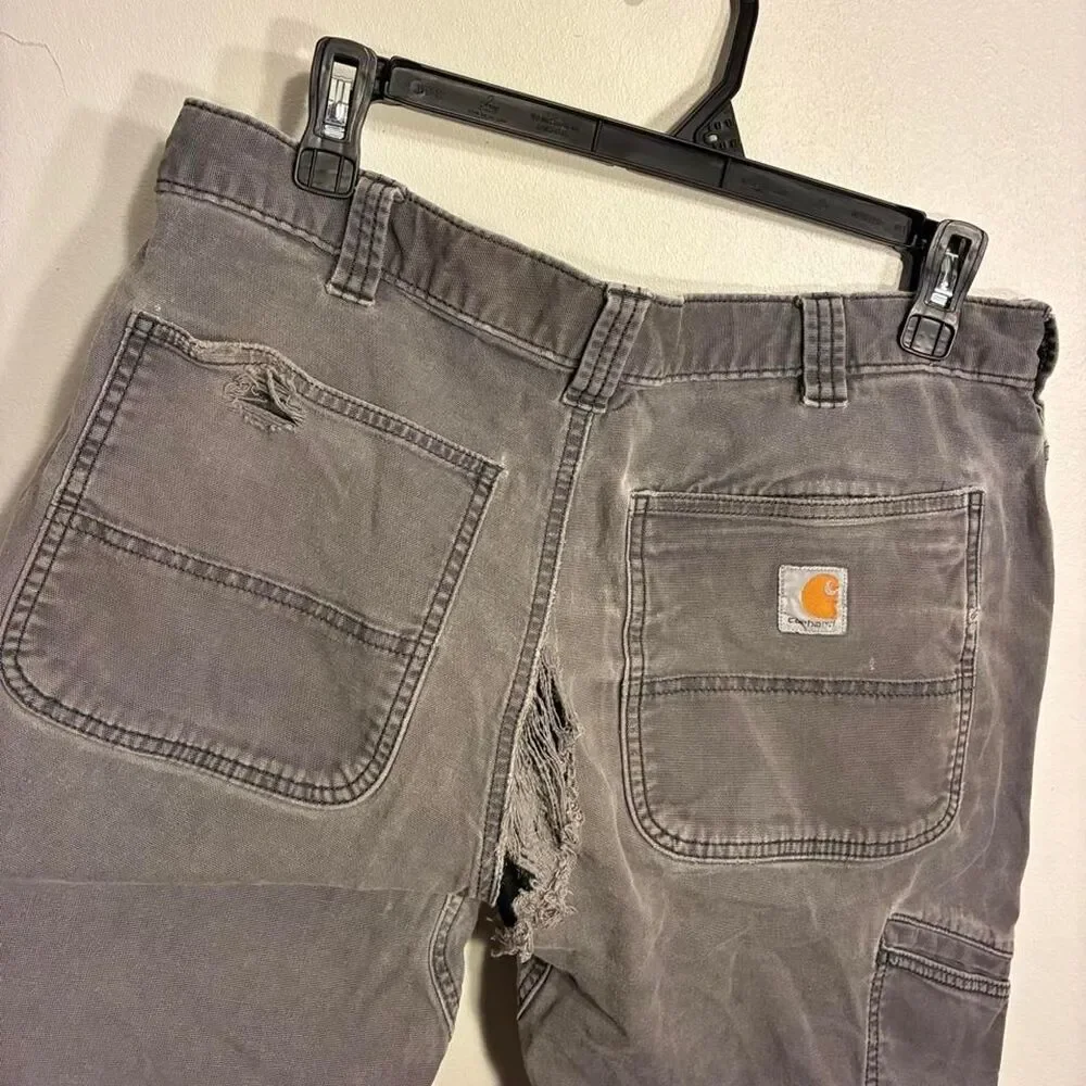 Carhartt Men's Grey Trousers